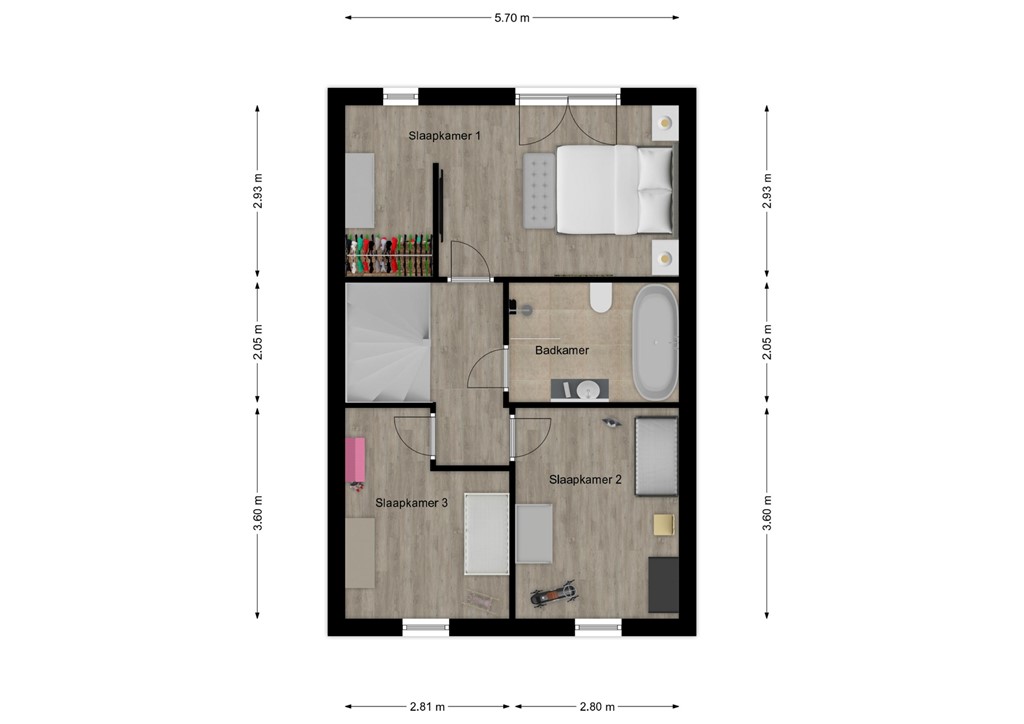 mediumsize floorplan